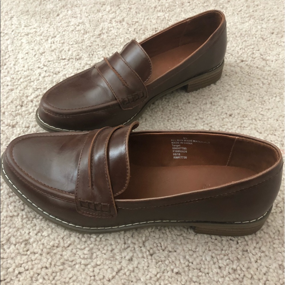 Brown Penny Loafers